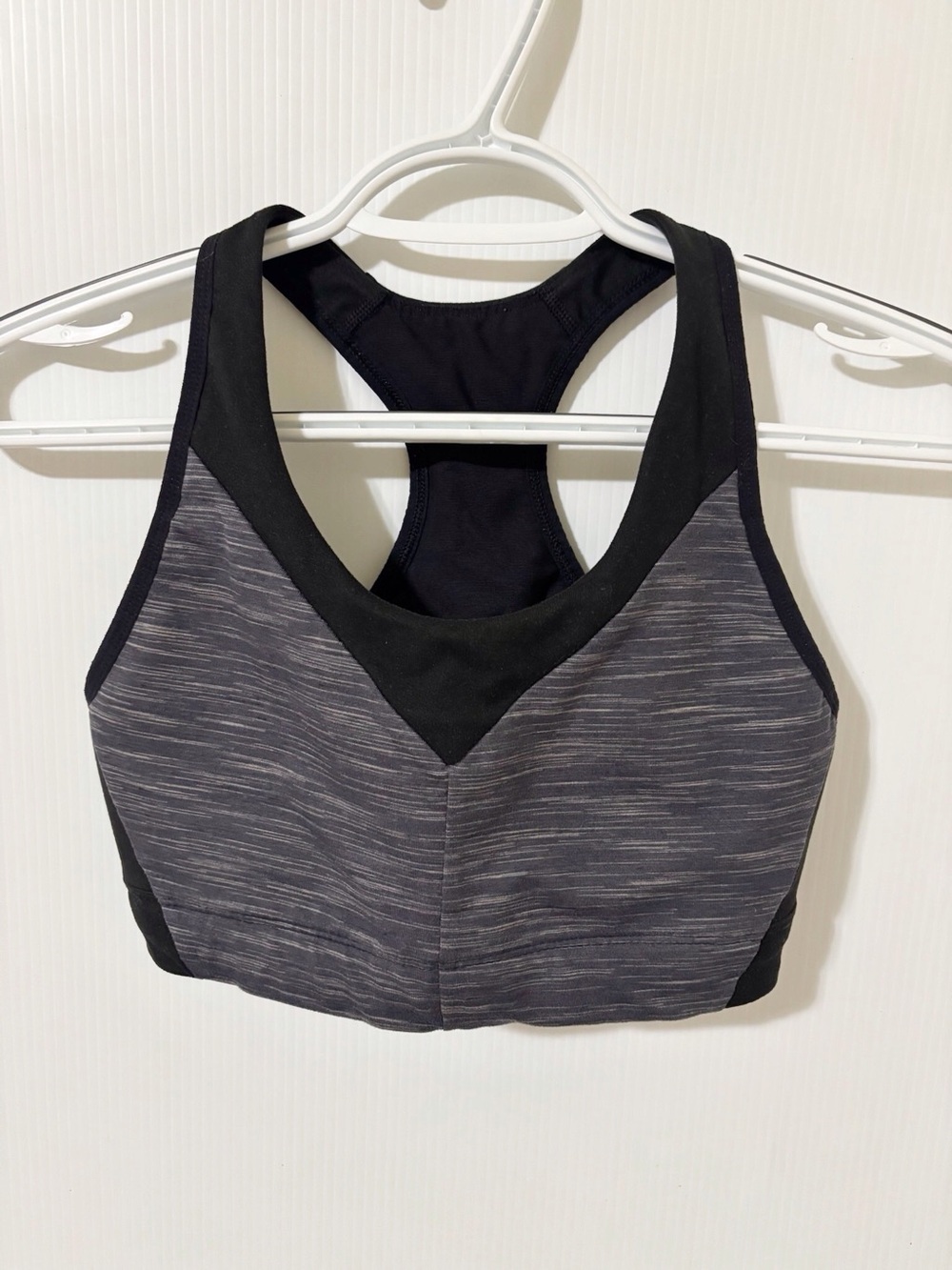 Patagonia Size S Black Gray Racerback Sports Bra Athletic